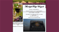 Desktop Screenshot of moonlightridgevineyard.com